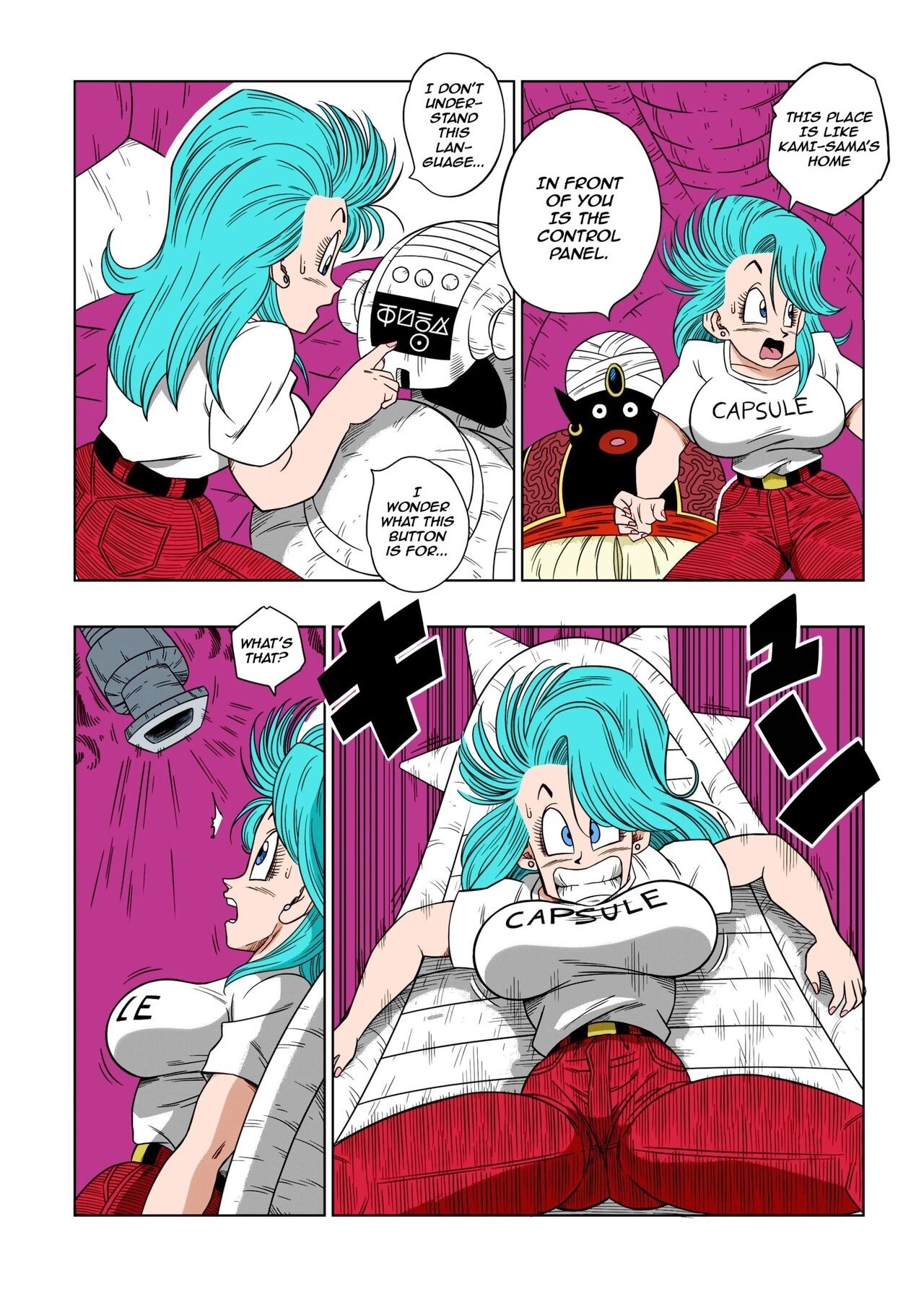 Dagon Ball: Bulma & Mr. Popo Porn Comic english 05