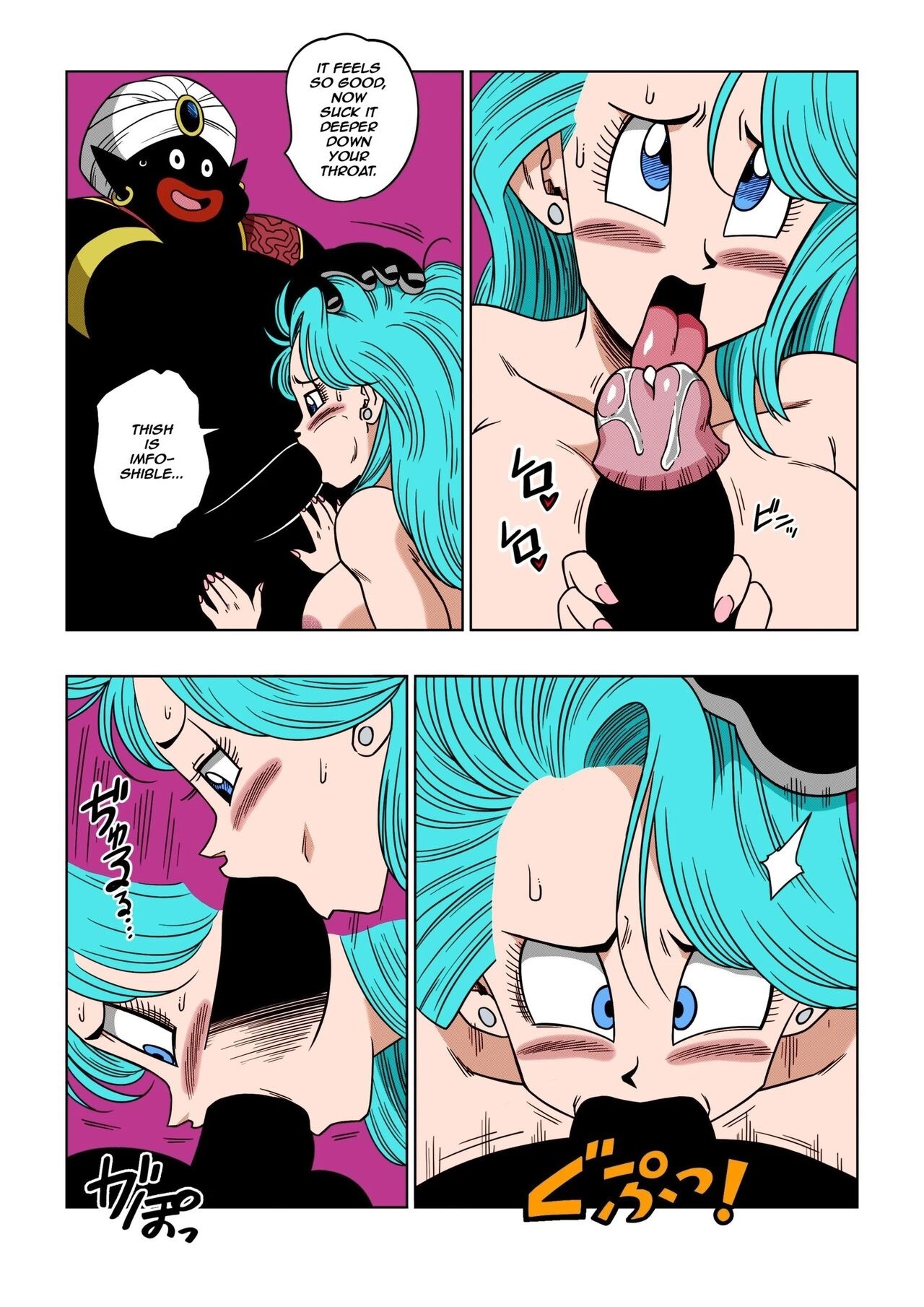 Dagon Ball: Bulma & Mr. Popo Porn Comic english 09