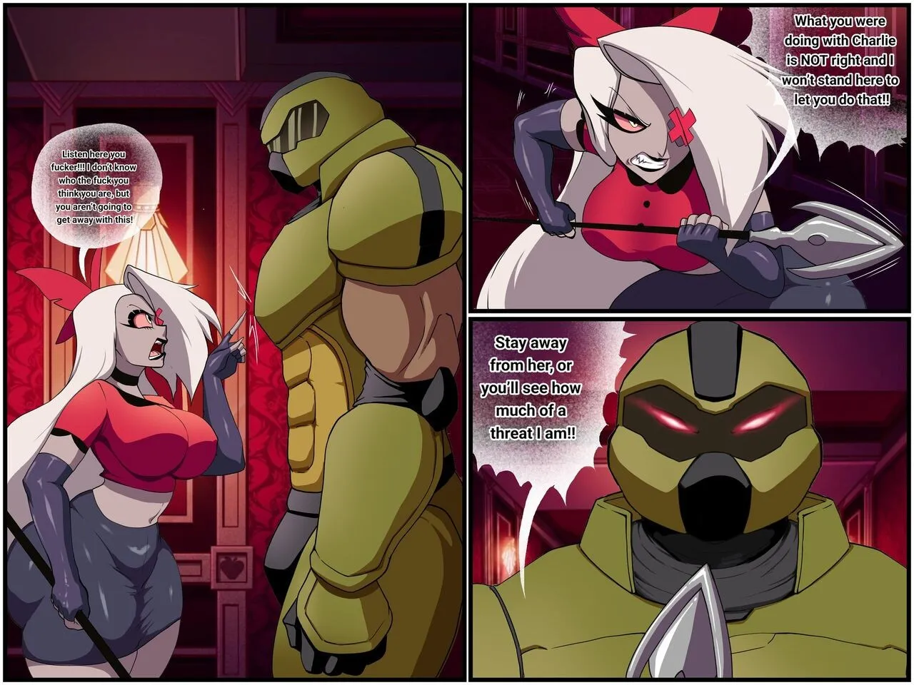 Doom x Hazbin Hotel Porn Comic english 11 - Porn Comic