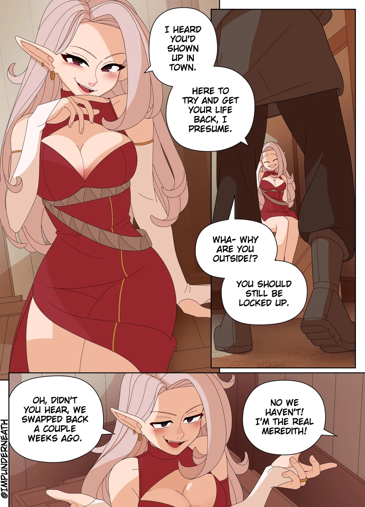 Elf And Criminal Body Swap Porn Comic english 14