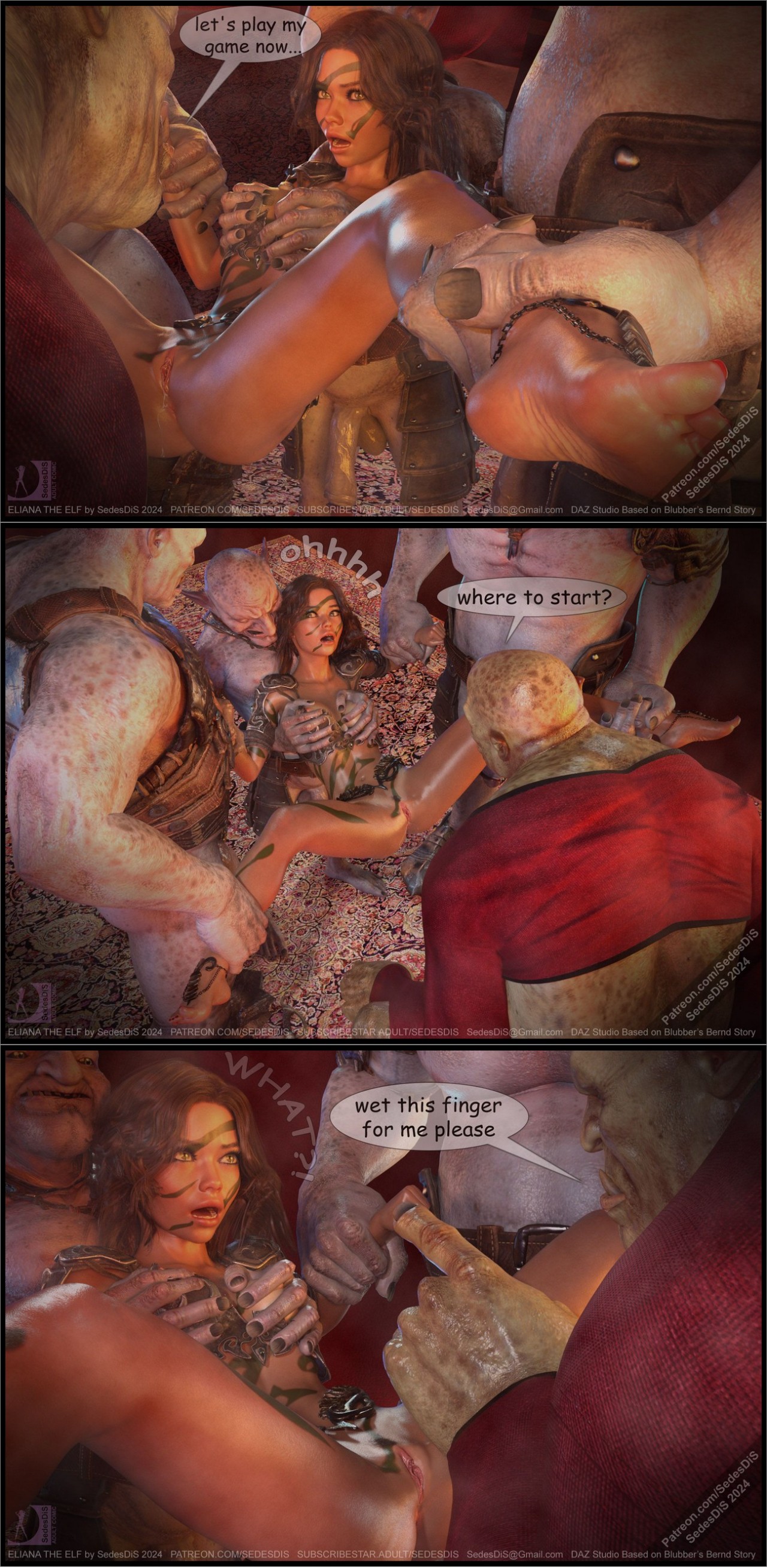 Eliana The Elf Porn Comic english 52