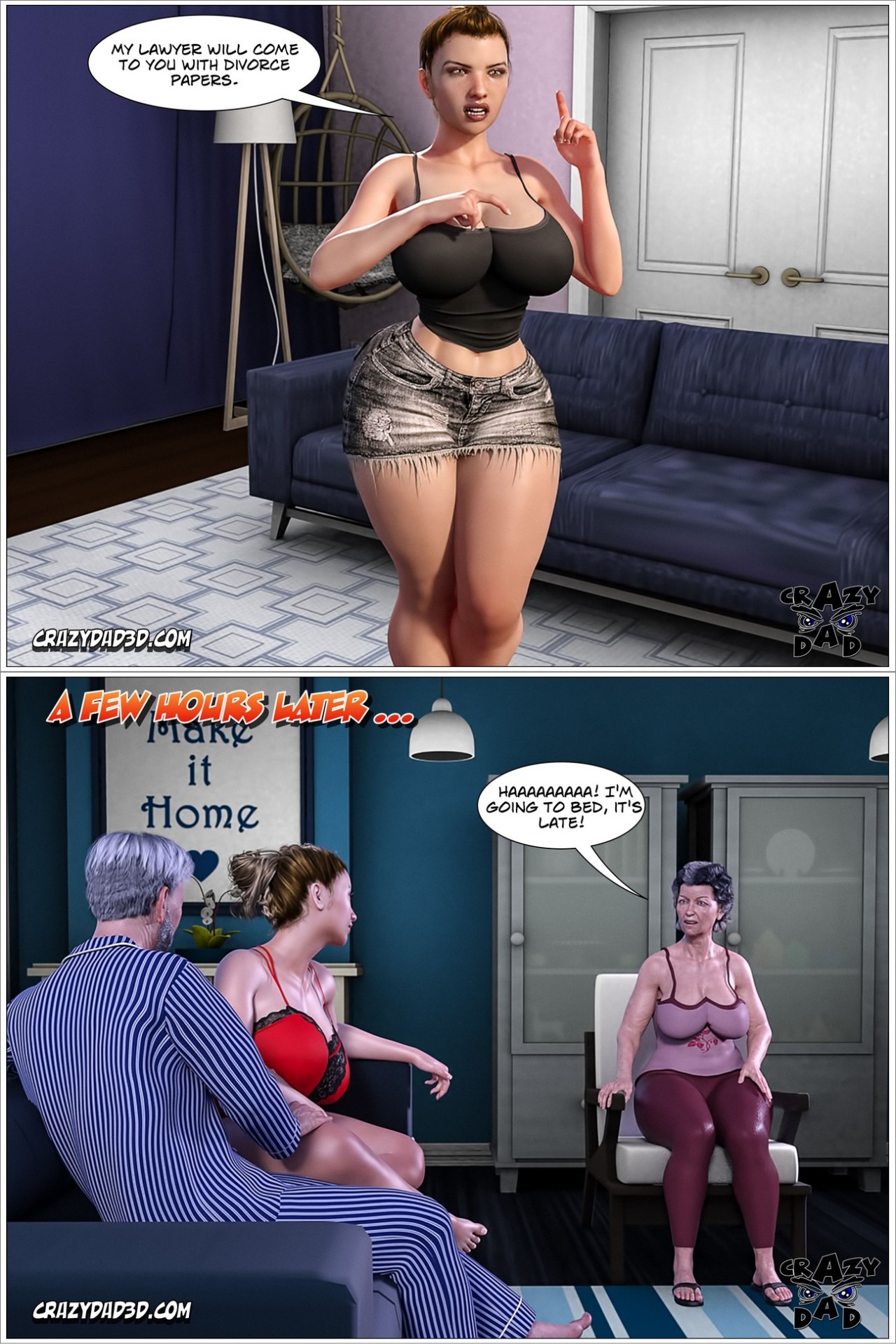 Father-In-Law At Home Part 11 Porn Comic english 08