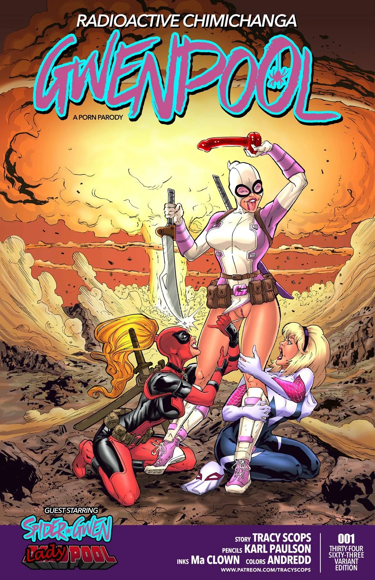 Gwenpool (Deadpool) [Tracy Scops (Andredd)] - English - Porn Comic