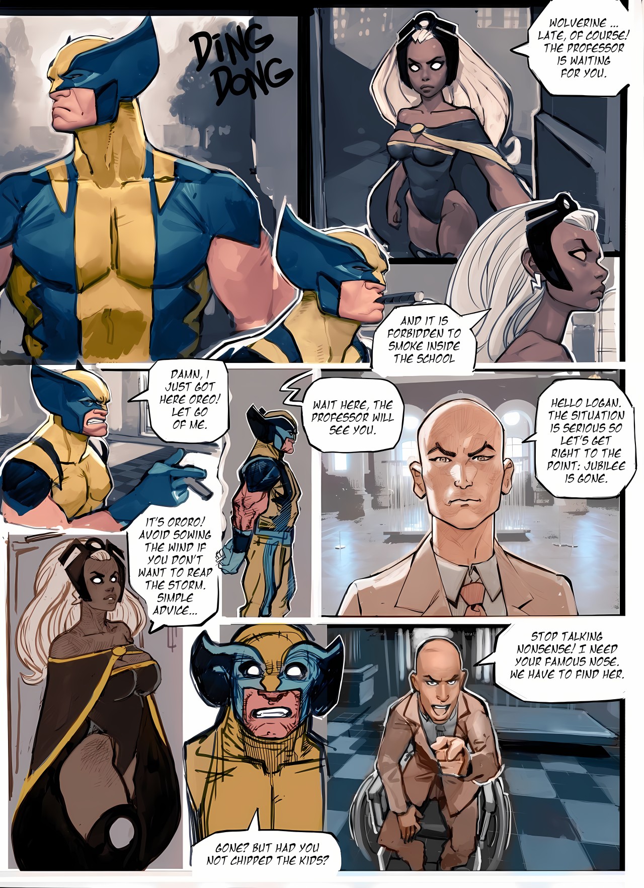 JJFrenchie: Marvel Story Porn Comic english 02