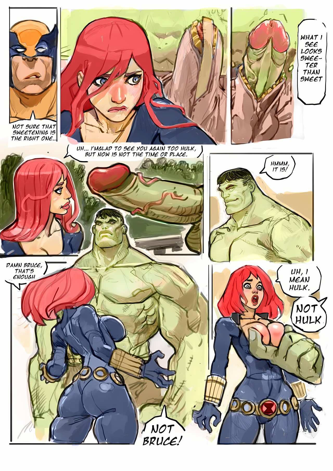 JJFrenchie: Marvel Story Porn Comic english 13