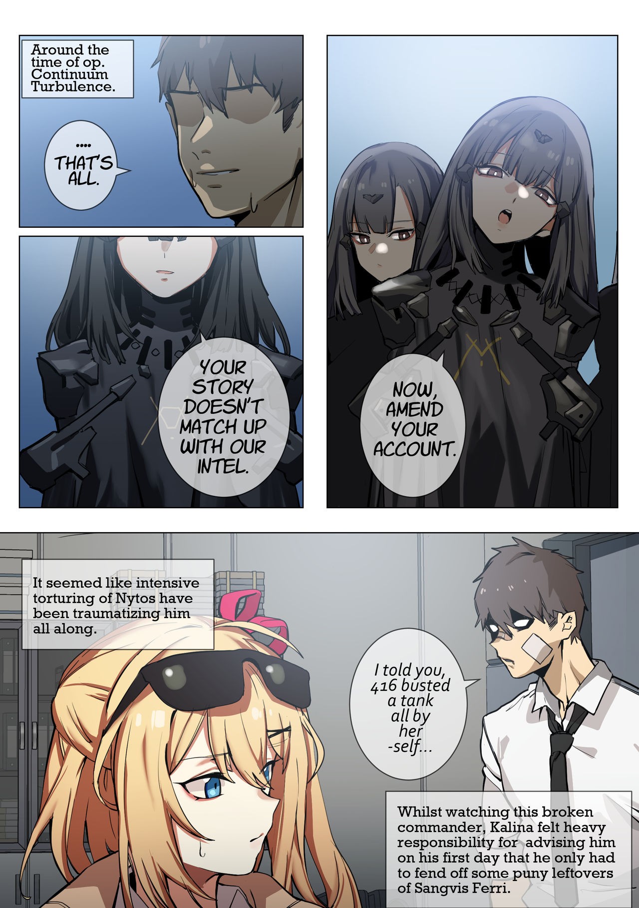 Kalina By Banssee (Girls' Frontline) Porn Comic english 03