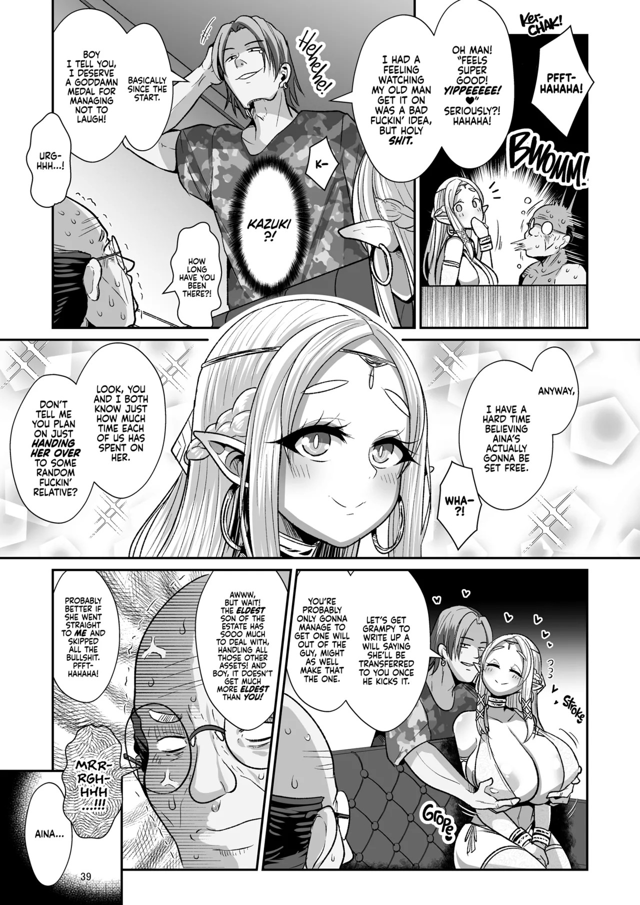 Machinations Of An Elven Concubine Part One: Deathbed Porn Comic english 41