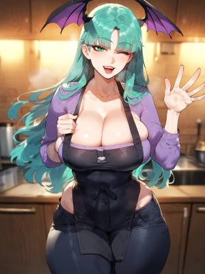 Morrigan Aensland: Baking Bliss Porn Comic english 05