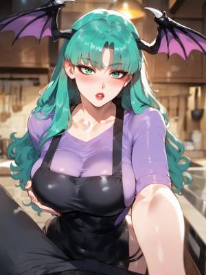 Morrigan Aensland: Baking Bliss Porn Comic english 11