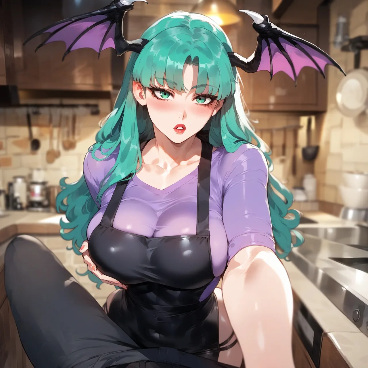 Morrigan Aensland: Baking Bliss Porn Comic english 11