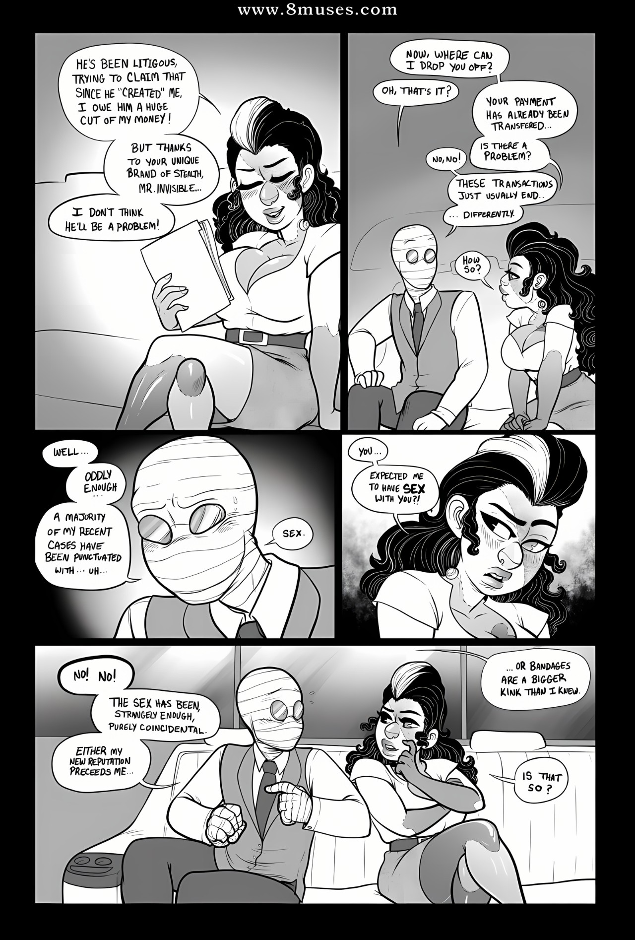 Mr Invisible Side Story: Frankstain Bride Porn Comic english 04