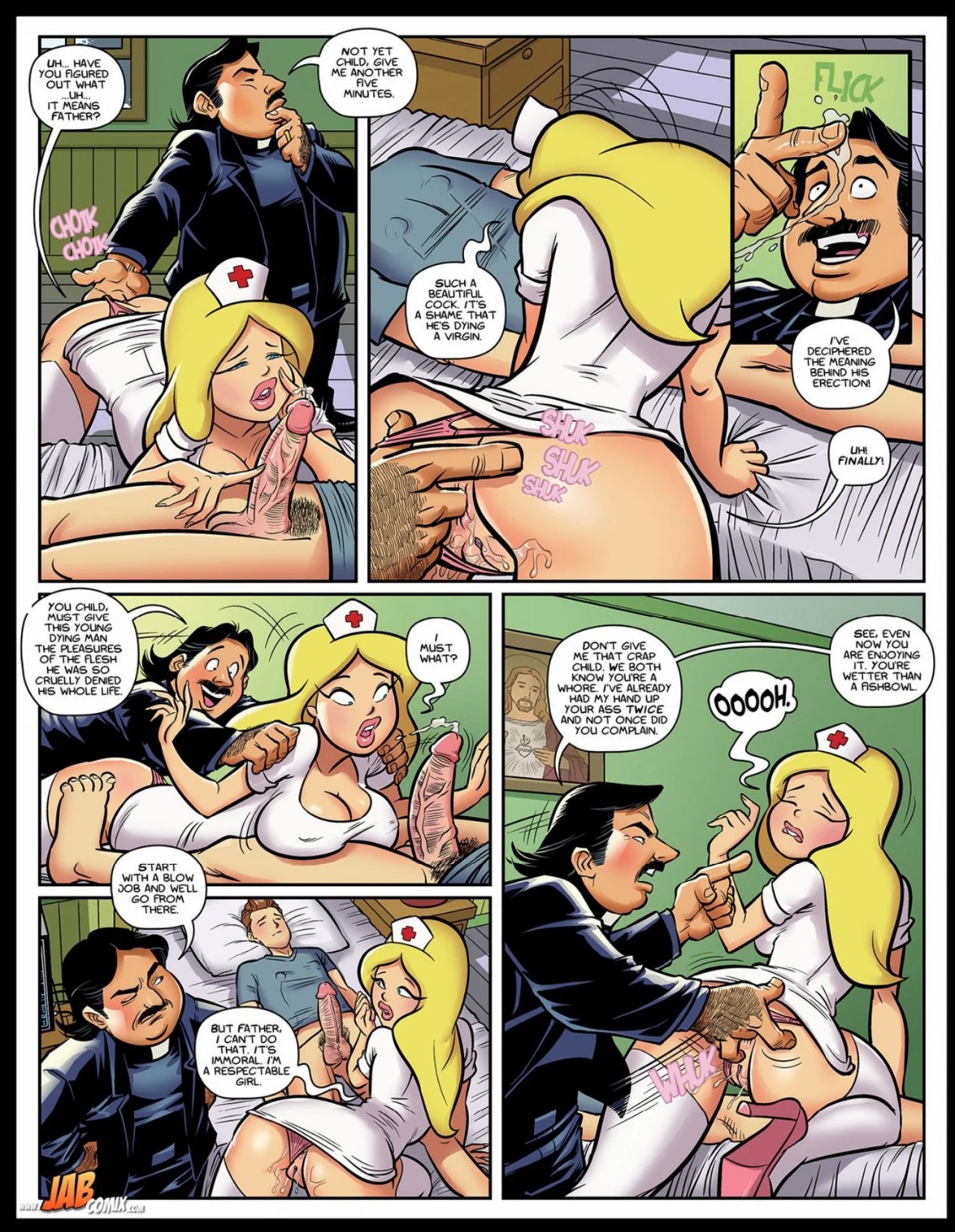 Nurse Stacy By JABComix Part 2 Porn Comic english 05