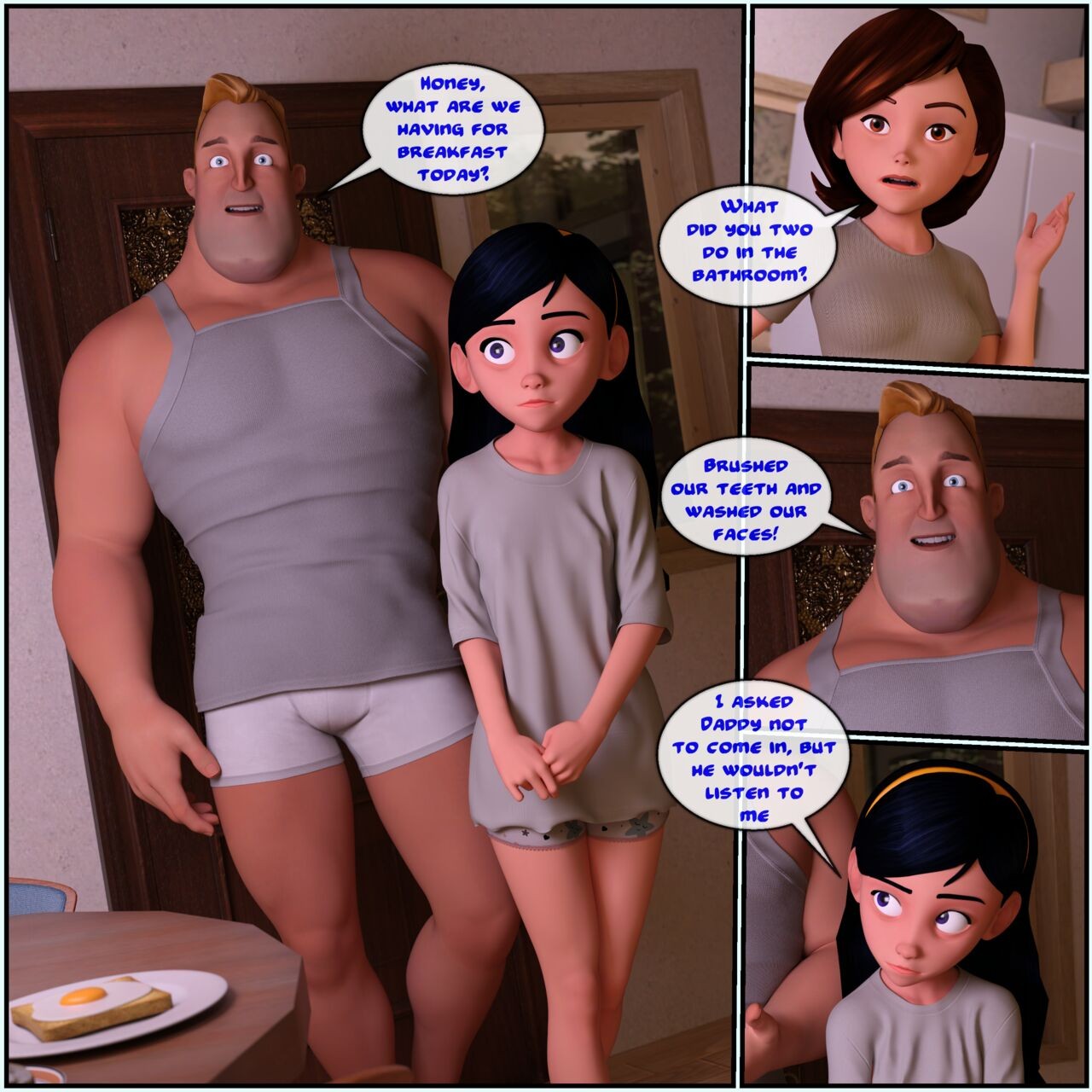 Parr Family Secrets Part 3 Porn Comic english 03