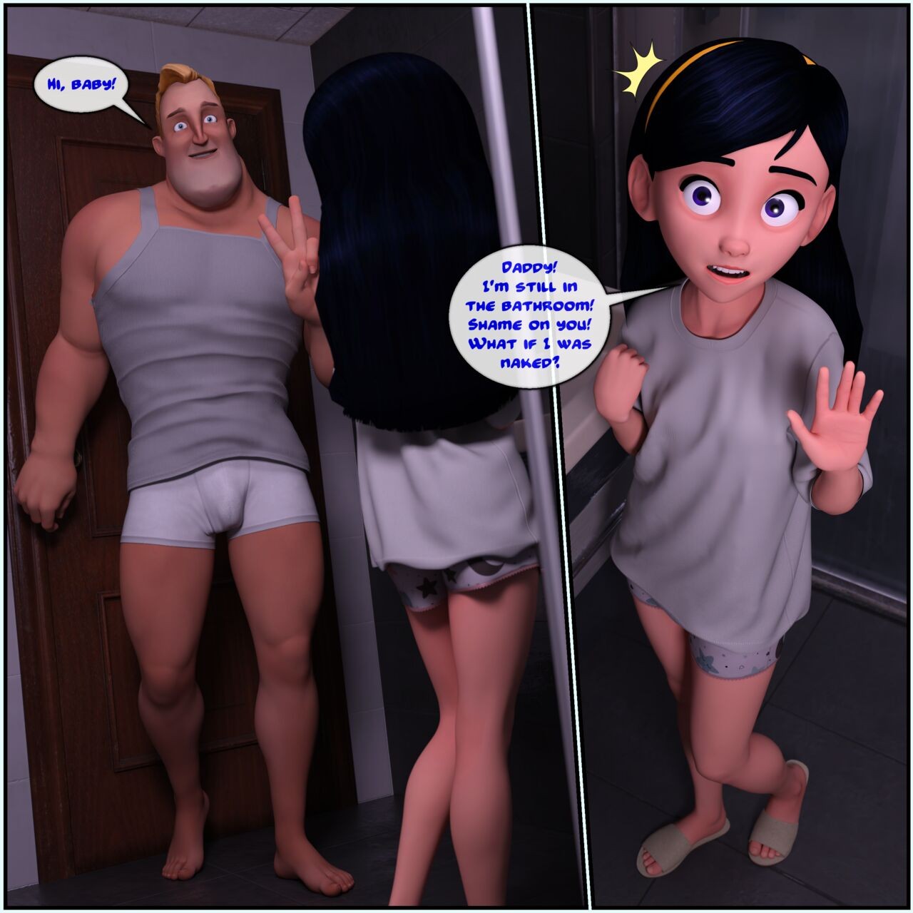 Parr Family Secrets Part 3 Porn Comic english 16