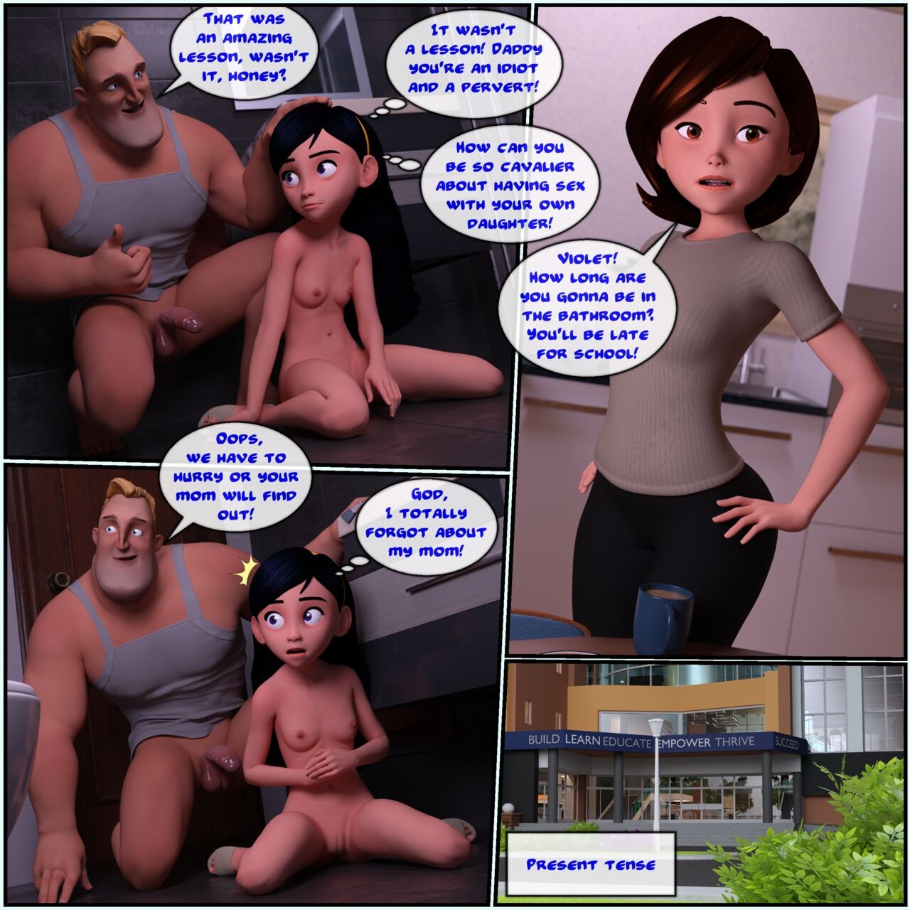 Parr Family Secrets Part 3 Porn Comic english 26