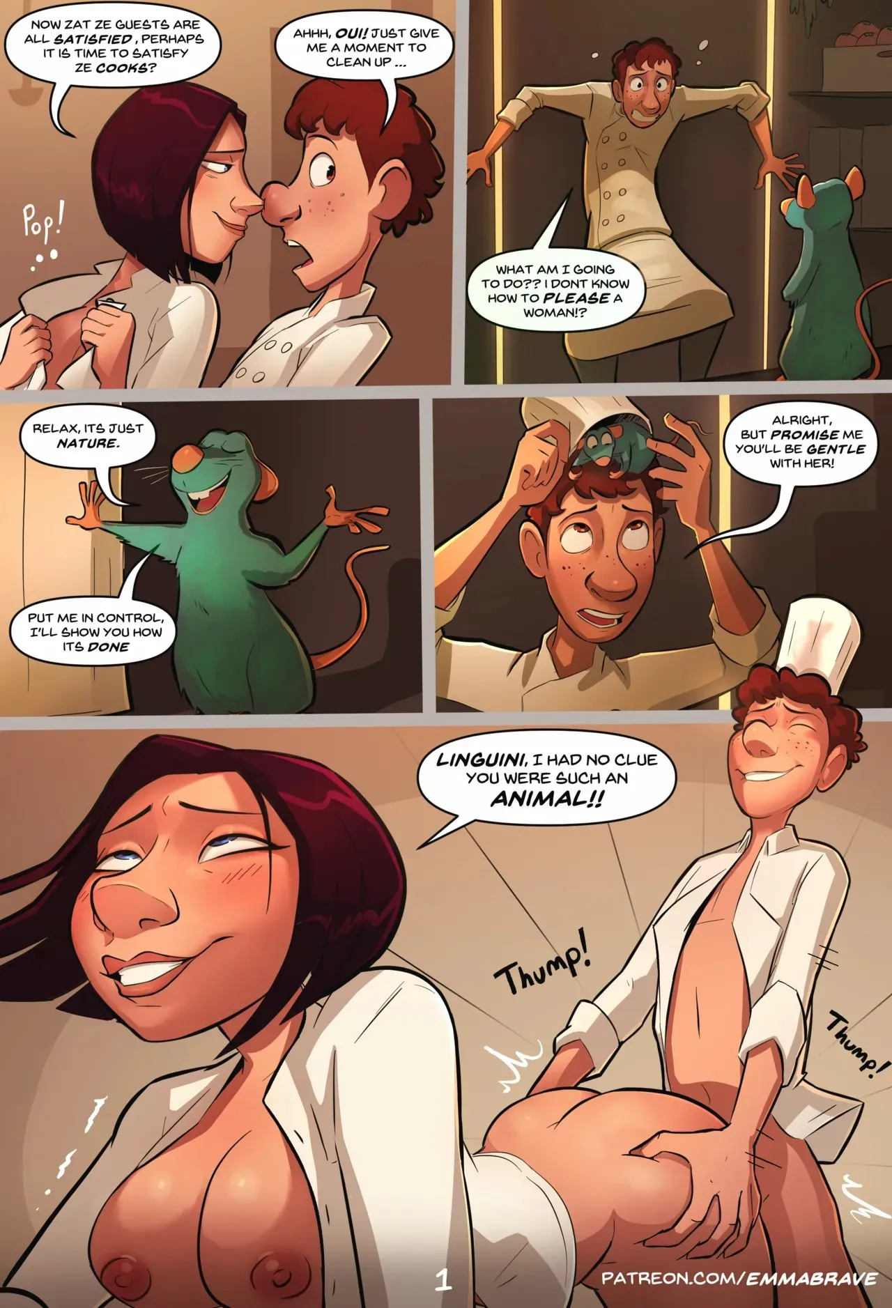 Ratatouille By EmmaBrave (Ratatouille) [Caiman2] - English - Porn Comic