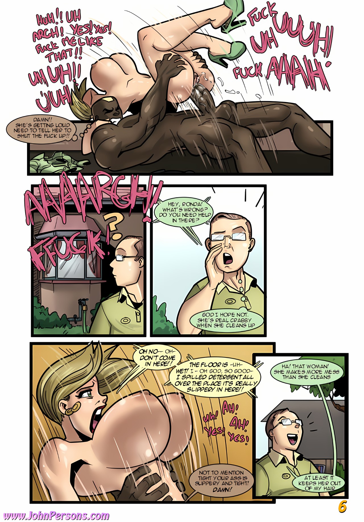 Rhonda's Backdoor Treatment Porn Comic english 06