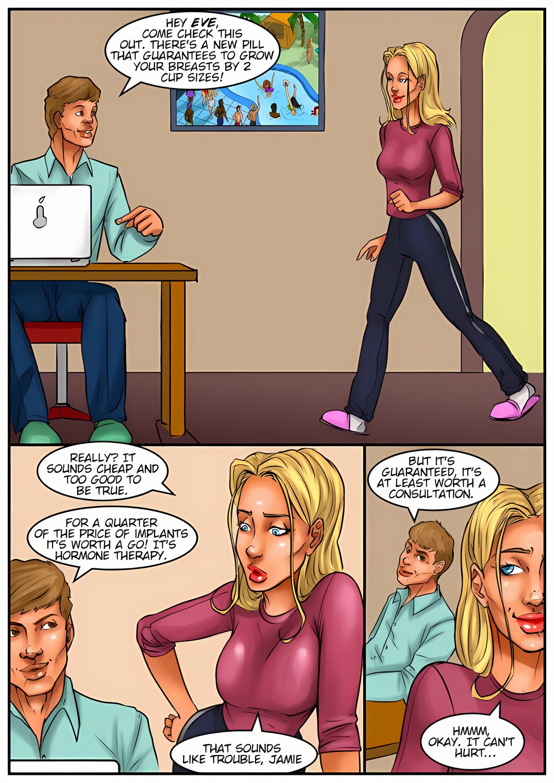 The Boob Job By KAOS Comics Porn Comic english 02