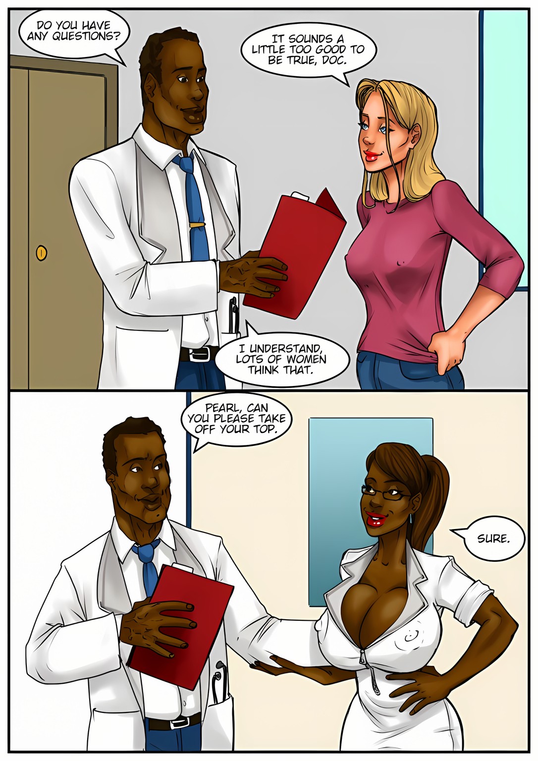 The Boob Job By KAOS Comics Porn Comic english 05