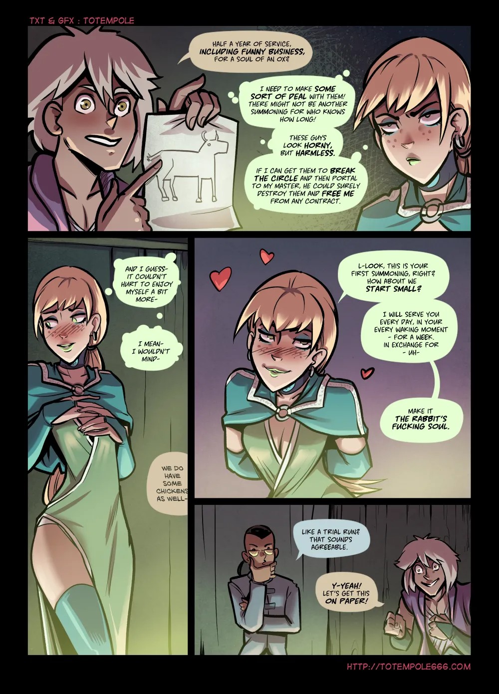 The Cummoner Part 28: Soul-Bound Sorceress Porn Comic english 20