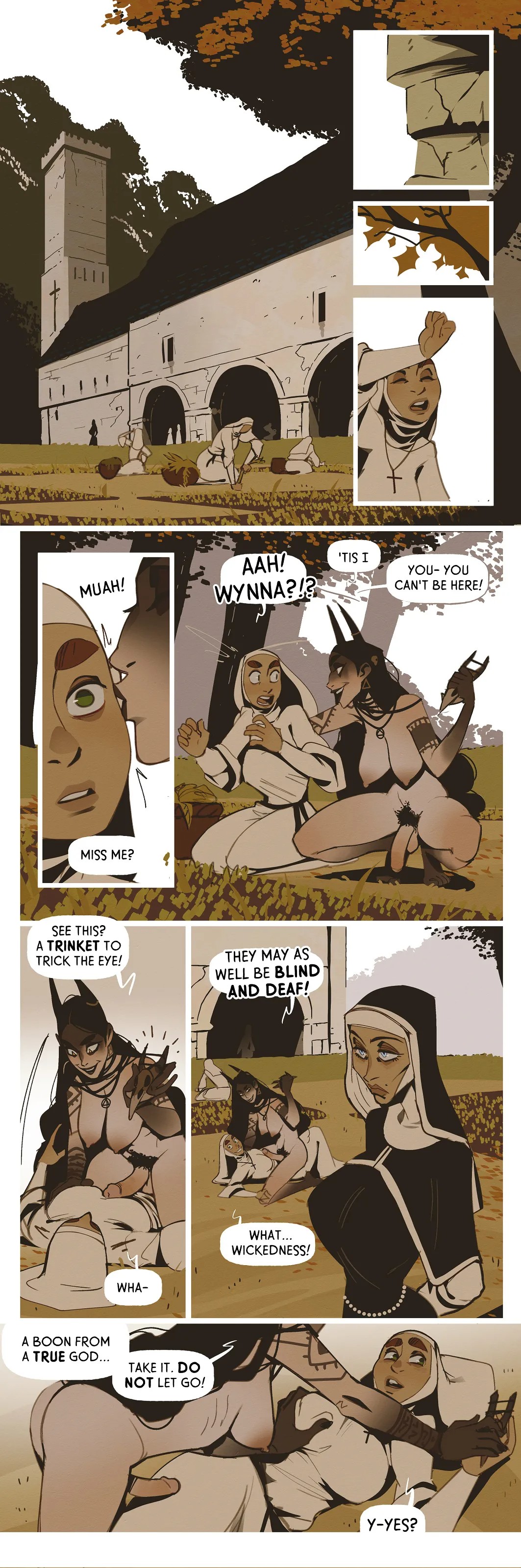 The Witch & The Nun By InCase Porn Comic english 05