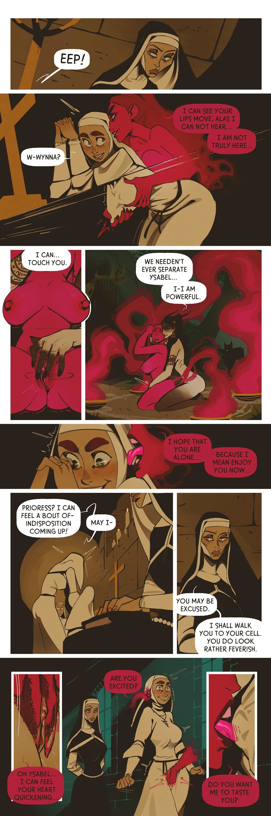 The Witch & The Nun By InCase Porn Comic english 10