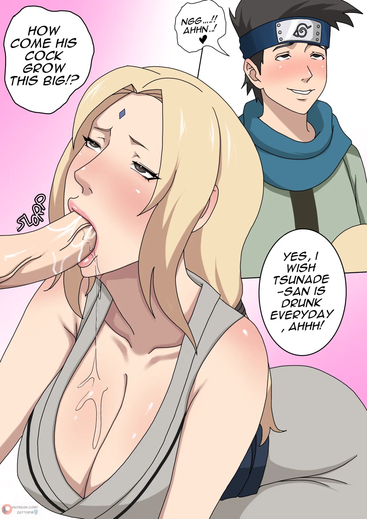 Tsunade x Konohamaru By Zetto Porn Comic english 02