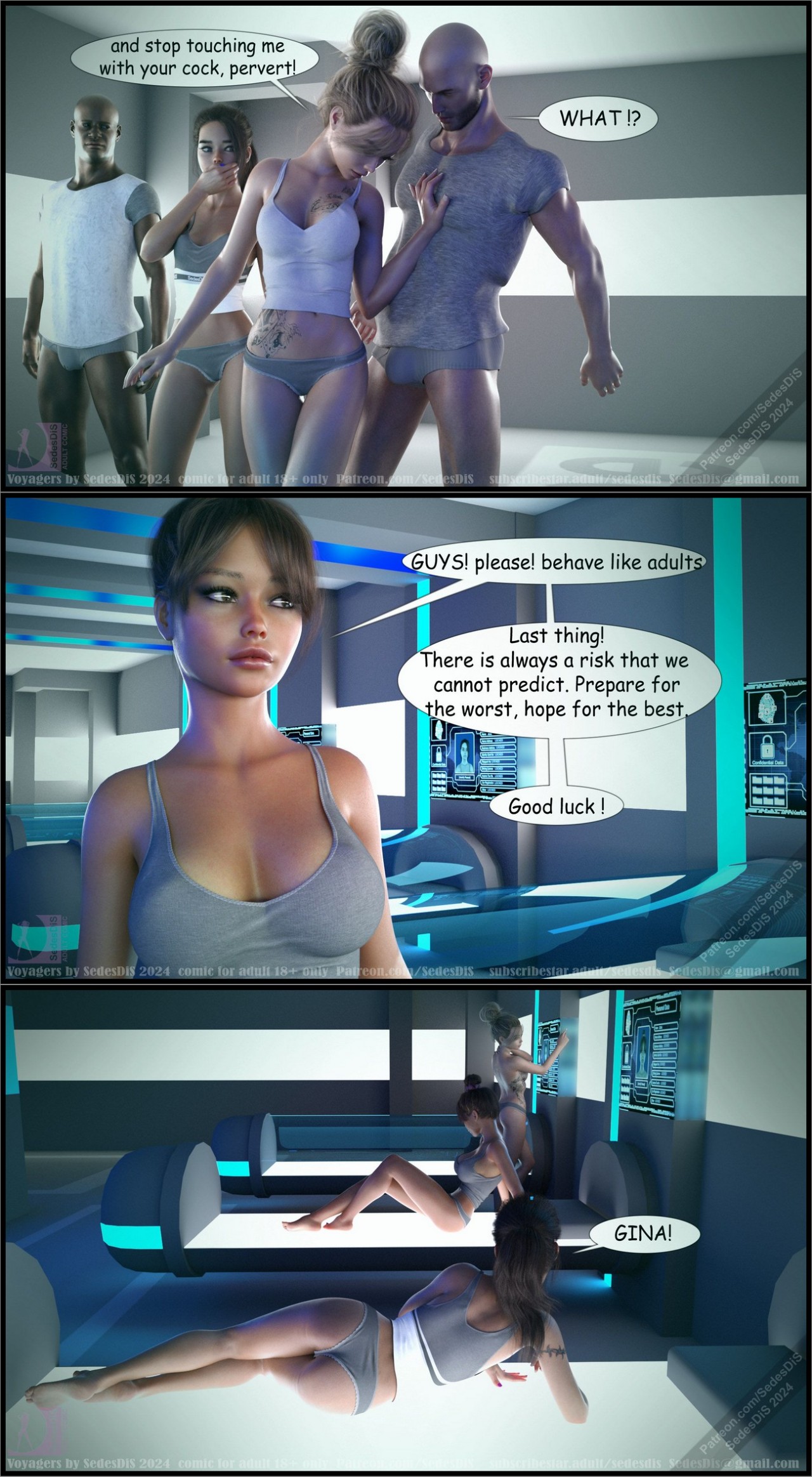 Voyagers By SedesDiS Porn Comic english 08