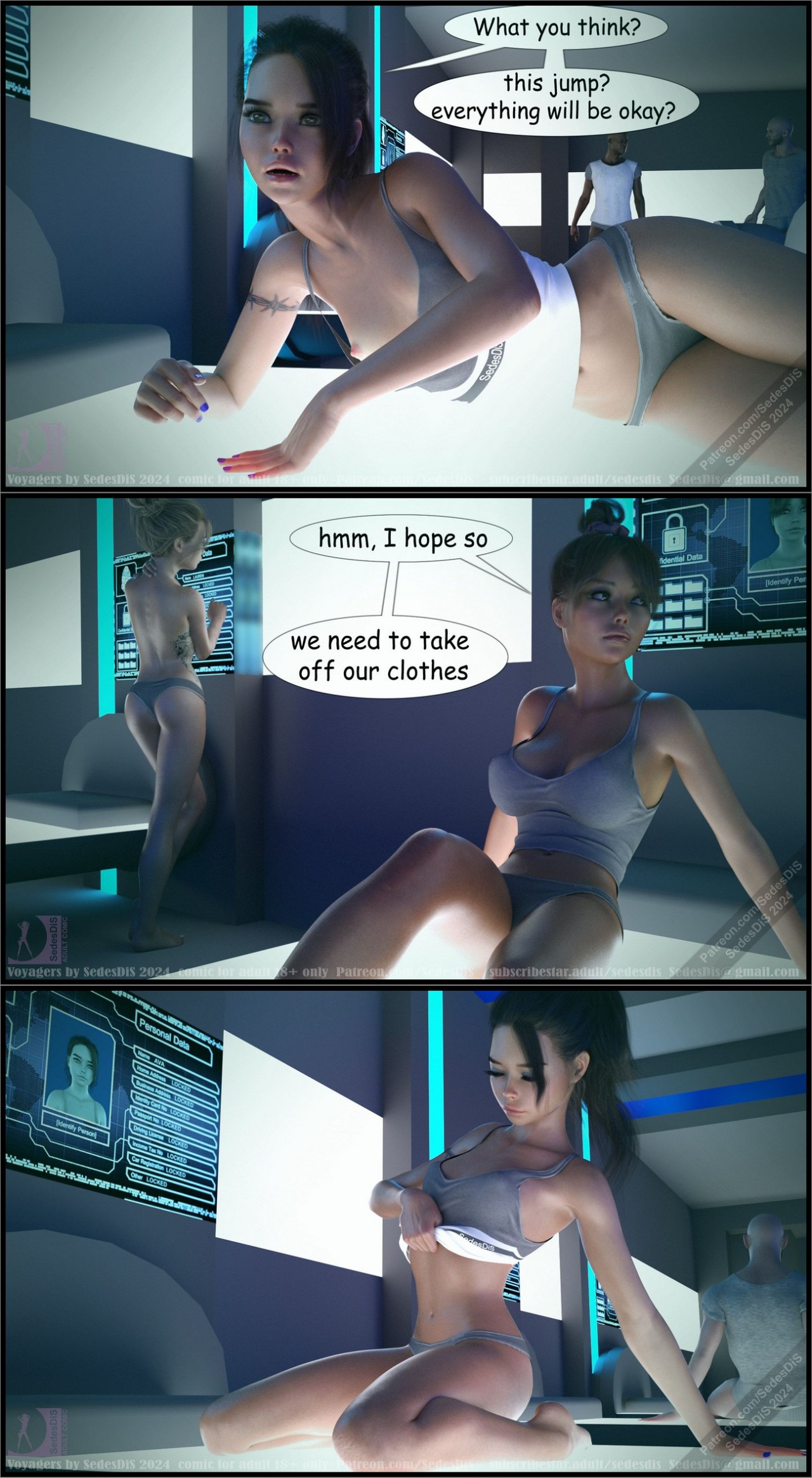 Voyagers By SedesDiS Porn Comic english 09