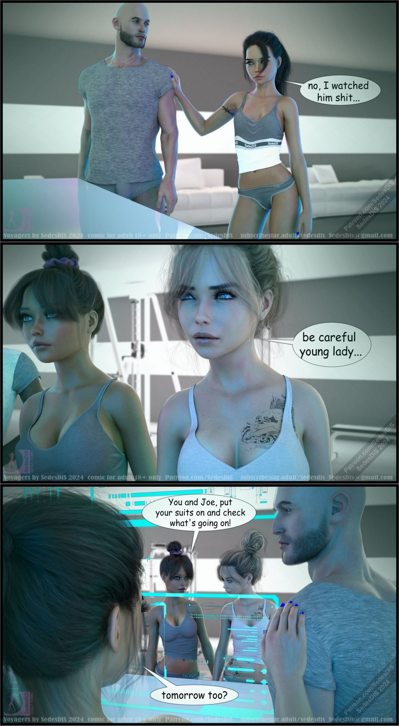 Voyagers By SedesDiS Porn Comic english 40