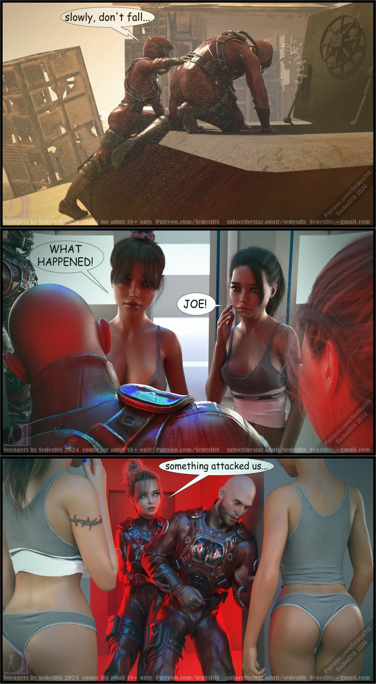 Voyagers By SedesDiS Porn Comic english 49