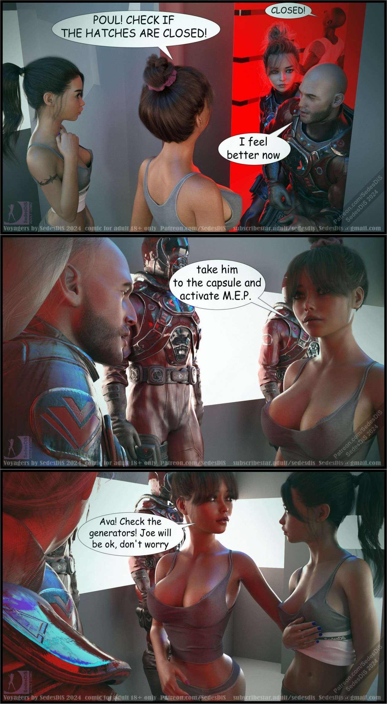 Voyagers By SedesDiS Porn Comic english 50