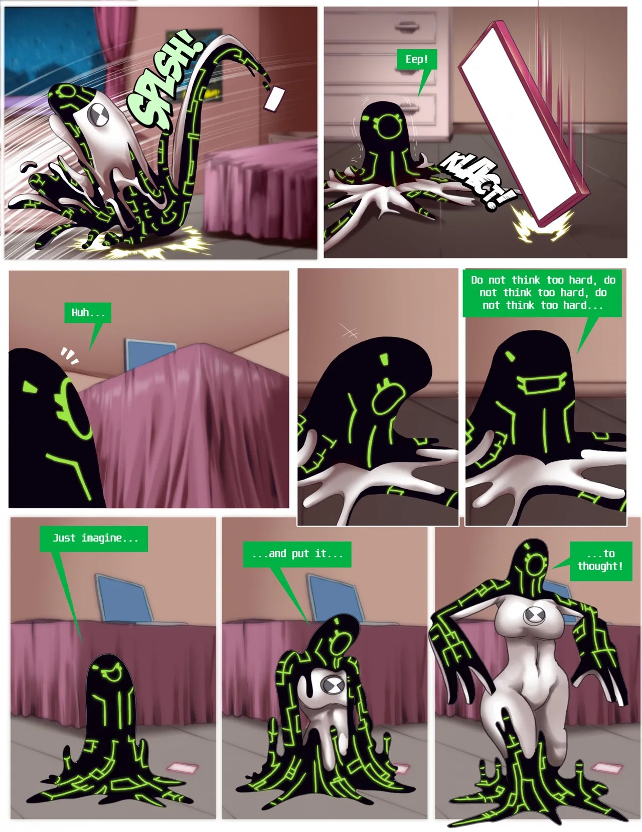 A Casual Day of Aliens Porn Comic english 54