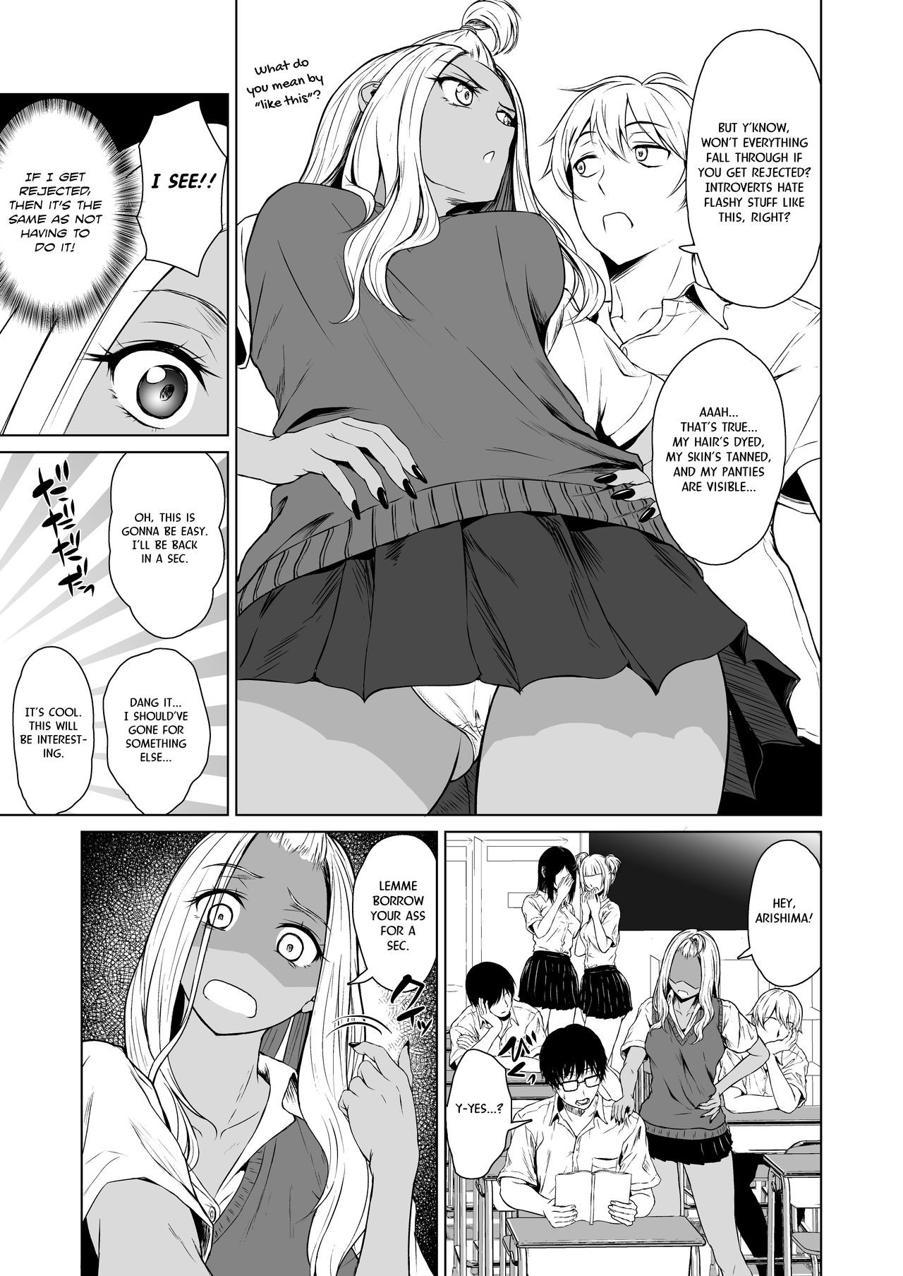 A Week-Long Relation Between a Gyaru And An Introvert Porn Comic english 07