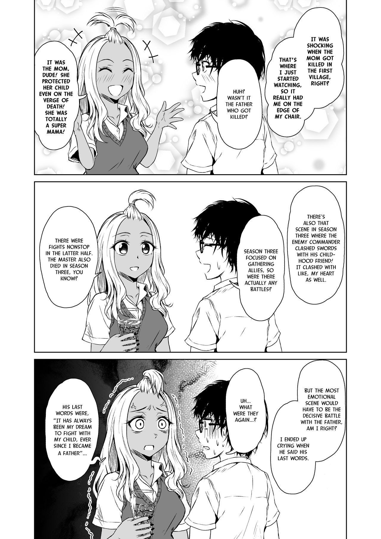 A Week-Long Relation Between a Gyaru And An Introvert Porn Comic english 19