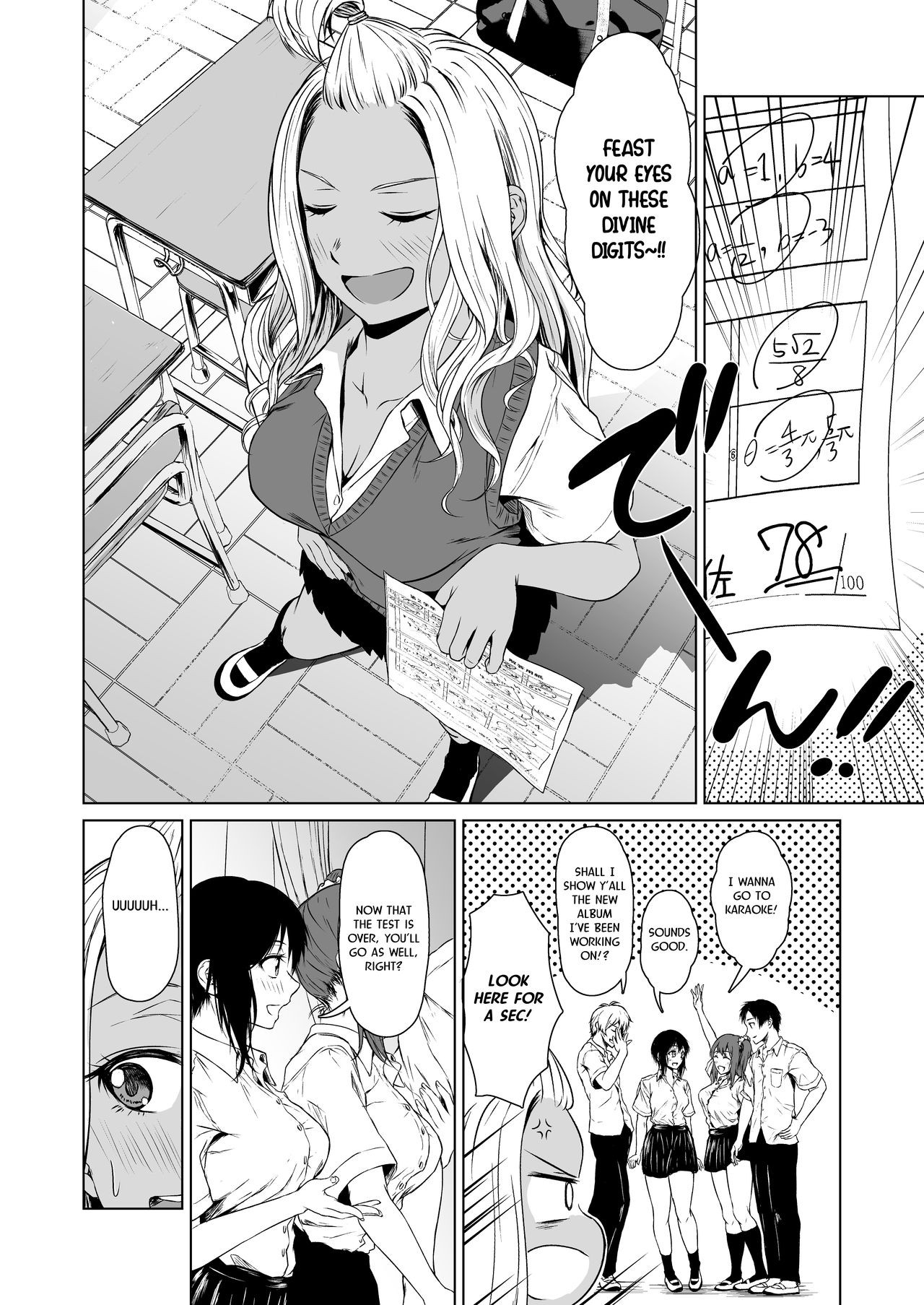 A Week-Long Relation Between a Gyaru And An Introvert Porn Comic english 24