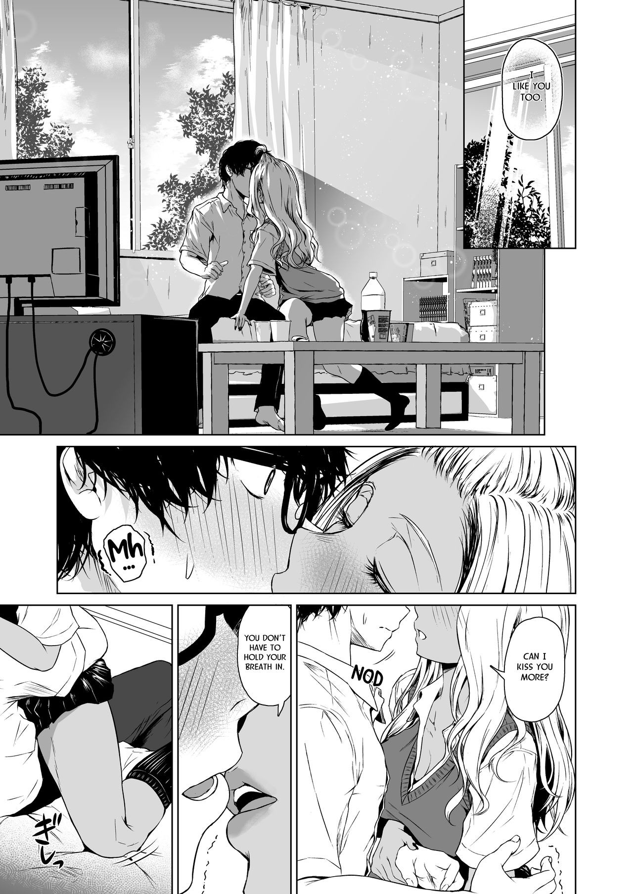 A Week-Long Relation Between a Gyaru And An Introvert Porn Comic english 29