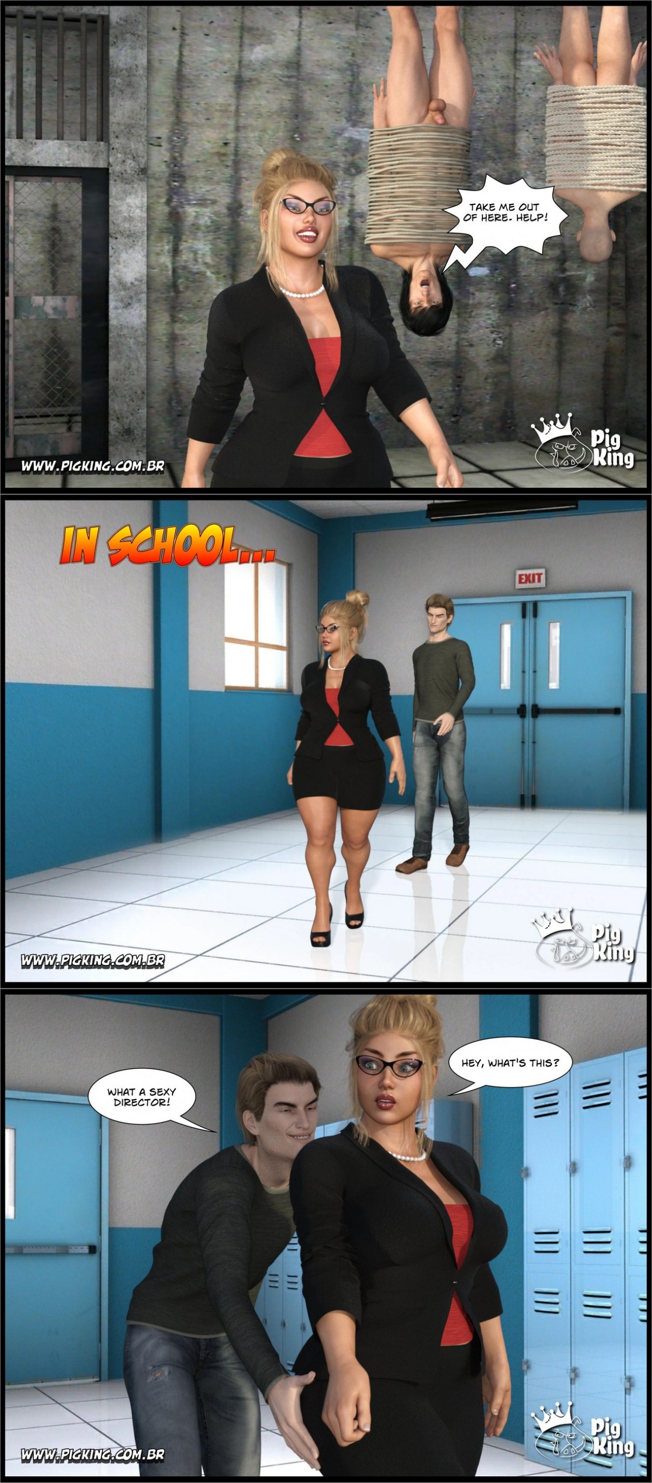 An Insatiable School Principle: Samira Porn Comic english 41