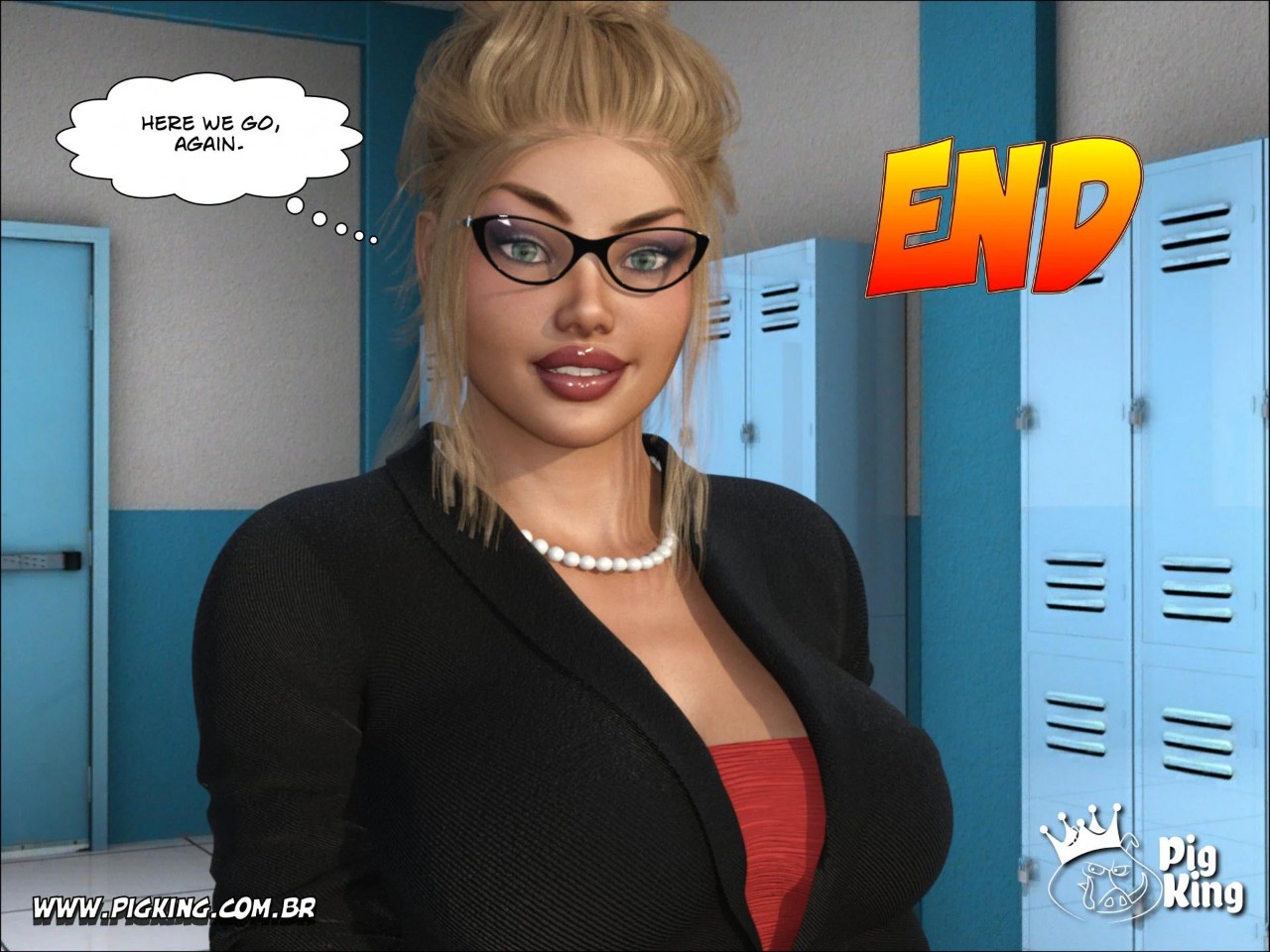 An Insatiable School Principle: Samira Porn Comic english 42