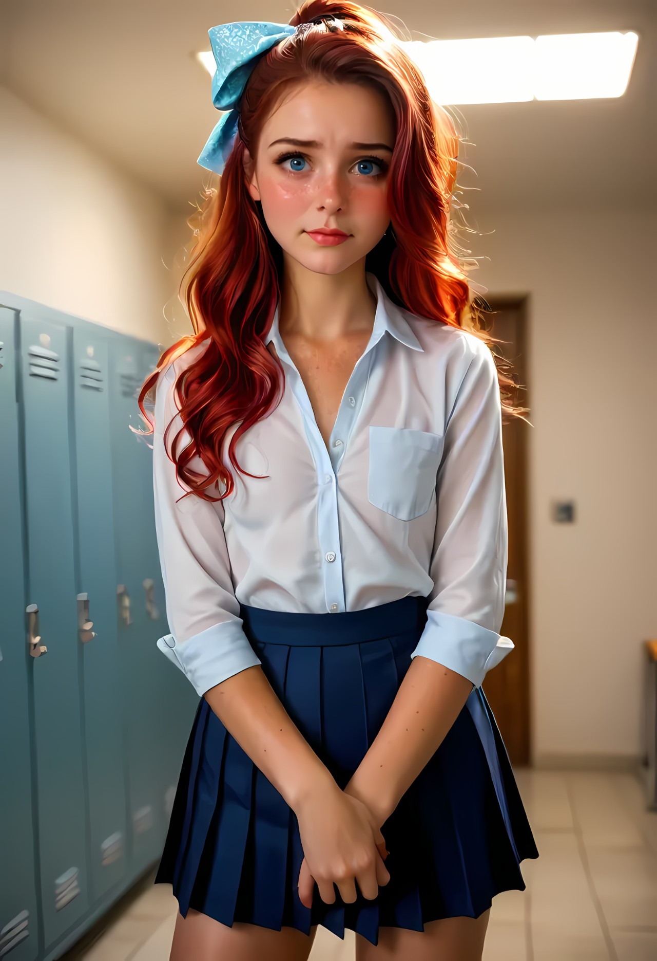 Ariel Is Blackmailed At School Porn Comic english 13