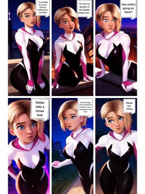 Bondage Comic Spider Gwen: A Rescue Always Has a Price Porn Comic english 02