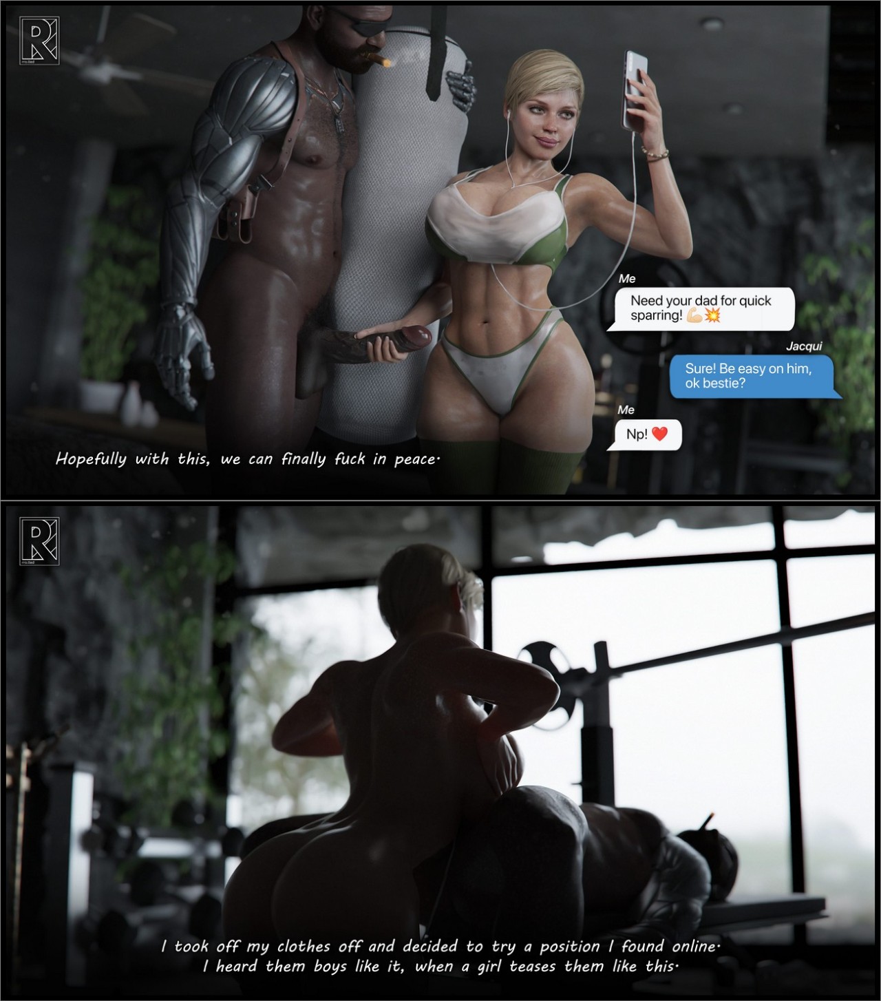 Cassie’s New Workout Porn Comic english 06