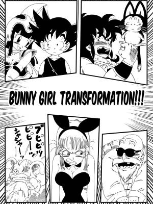 Dagon Ball: Bunny Girl Transformation Porn Comic english 03