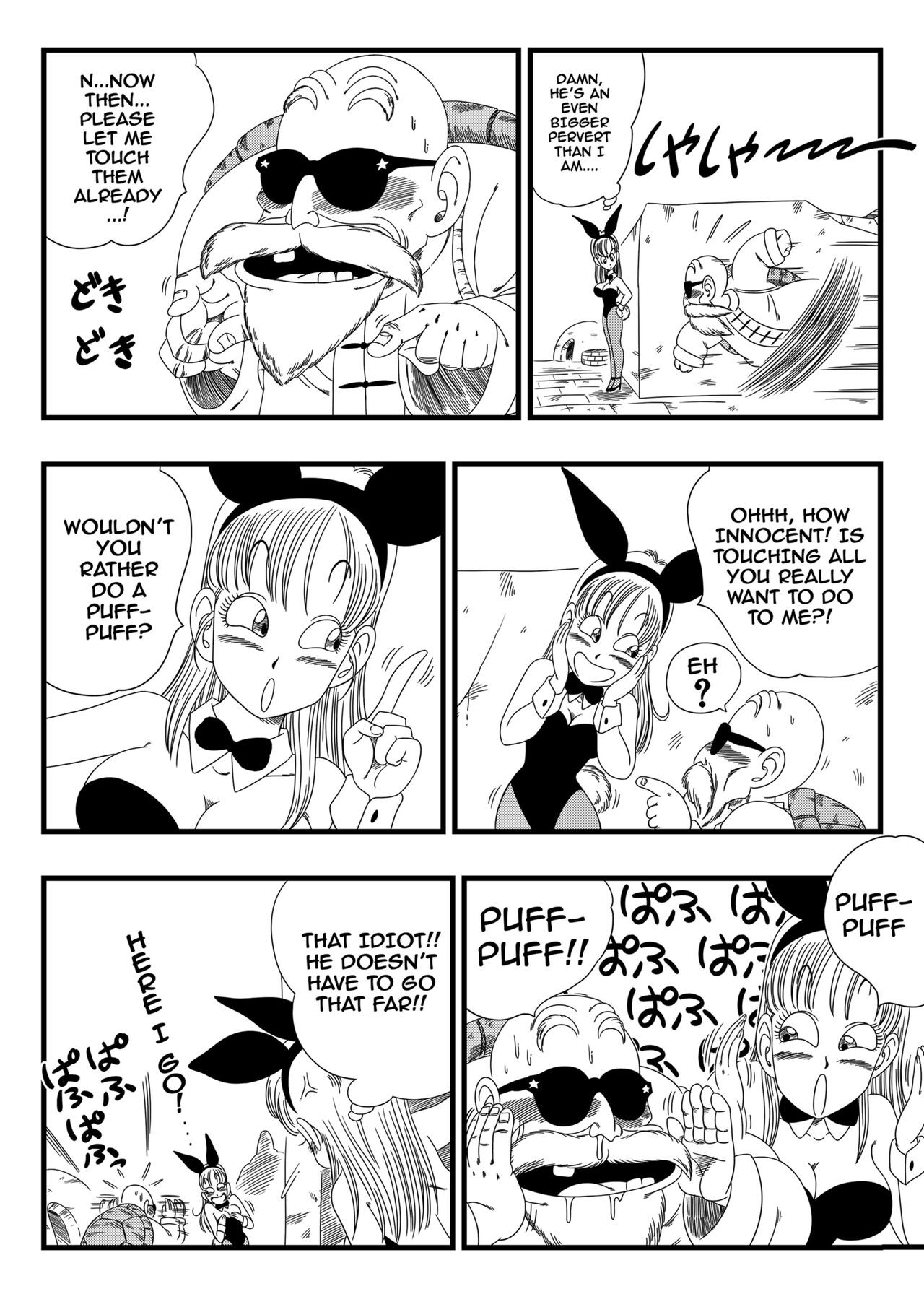 Dagon Ball: Bunny Girl Transformation Porn Comic english 07