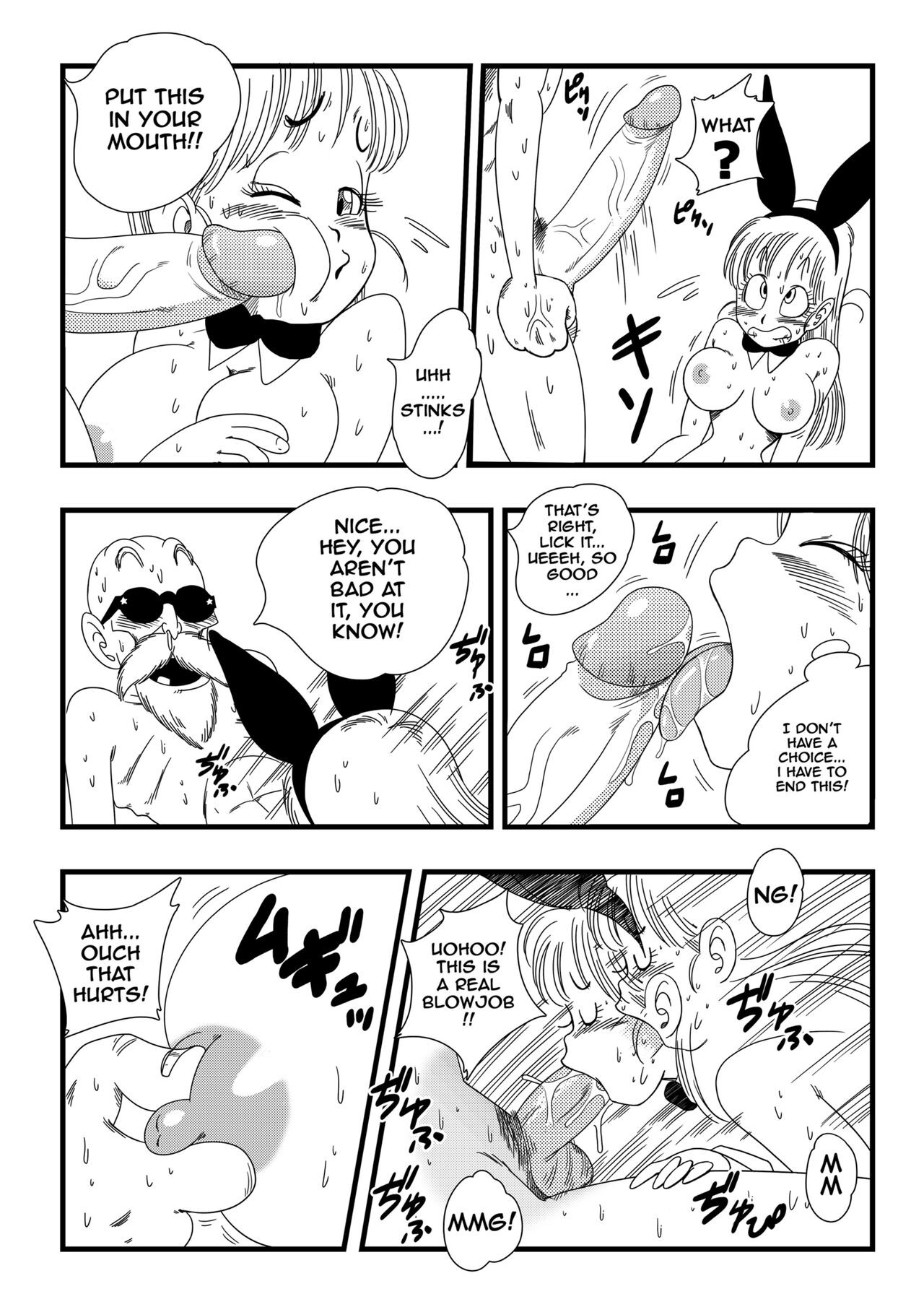 Dagon Ball: Bunny Girl Transformation Porn Comic english 13