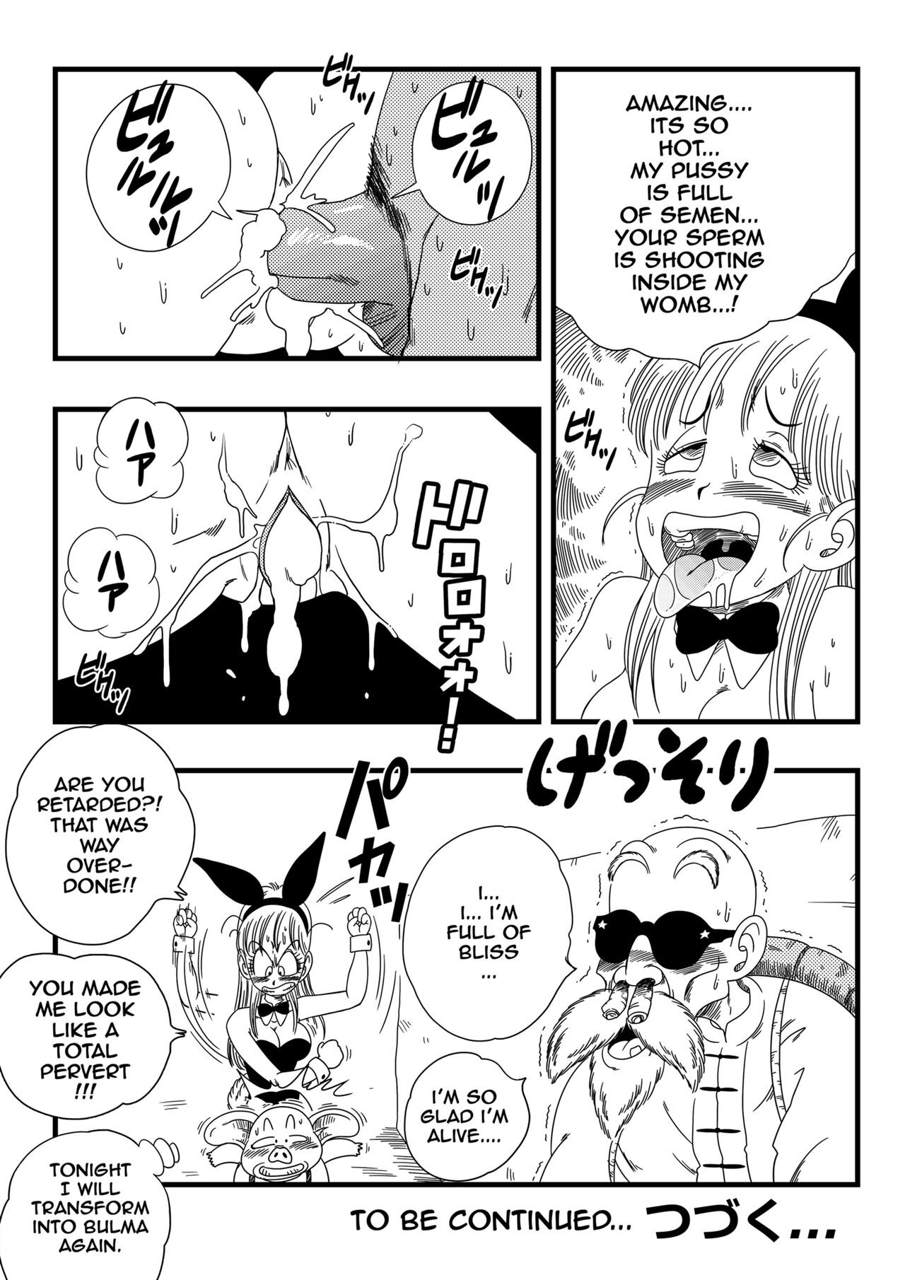 Dagon Ball: Bunny Girl Transformation Porn Comic english 20