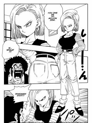 Dagon Ball: Mr. Satan vs Android N18 Porn Comic english 03