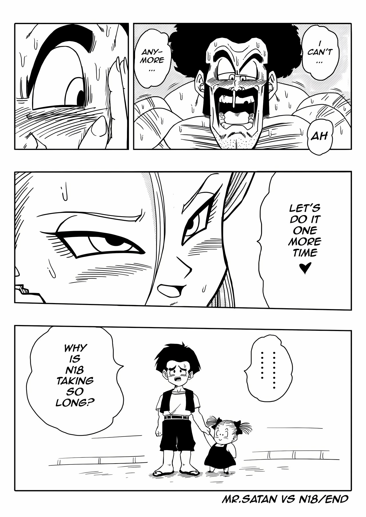 Dagon Ball: Mr. Satan vs Android N18 Porn Comic english 14