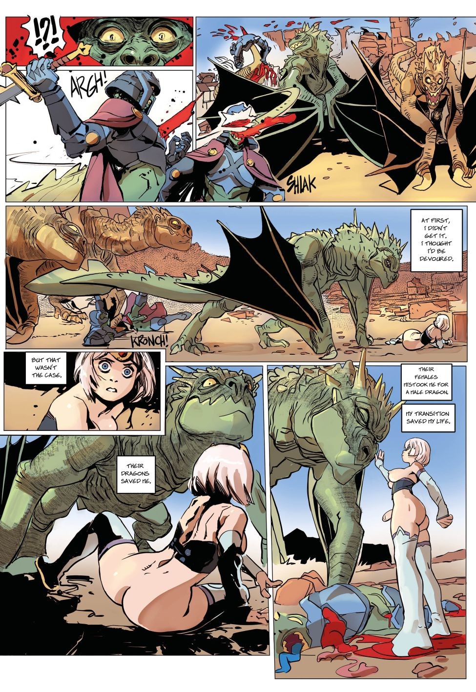 Dragon And A Half  Porn Comic english 23