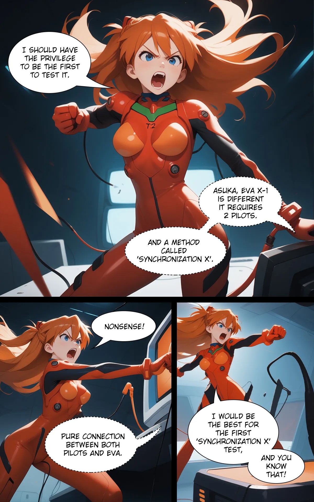 EVA X-1 By Nero100 Porn Comic english 04